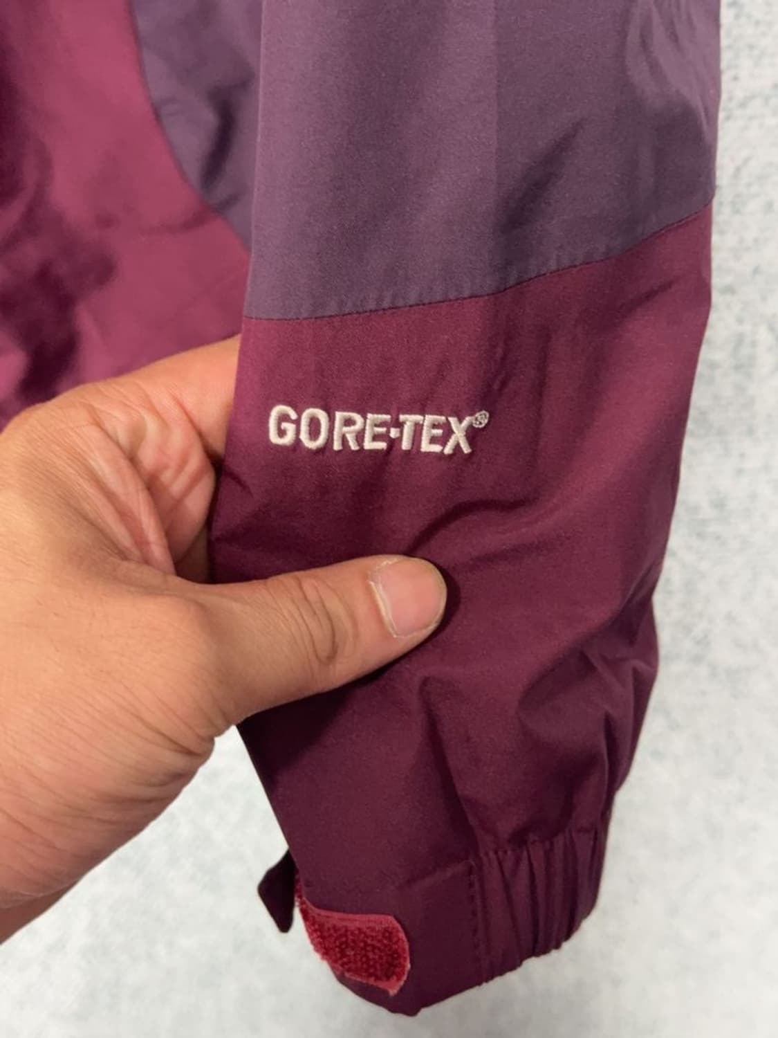 노스페이스 고어텍스 버건디 기능성 바람막이 윈드자켓 100 상품이미지7