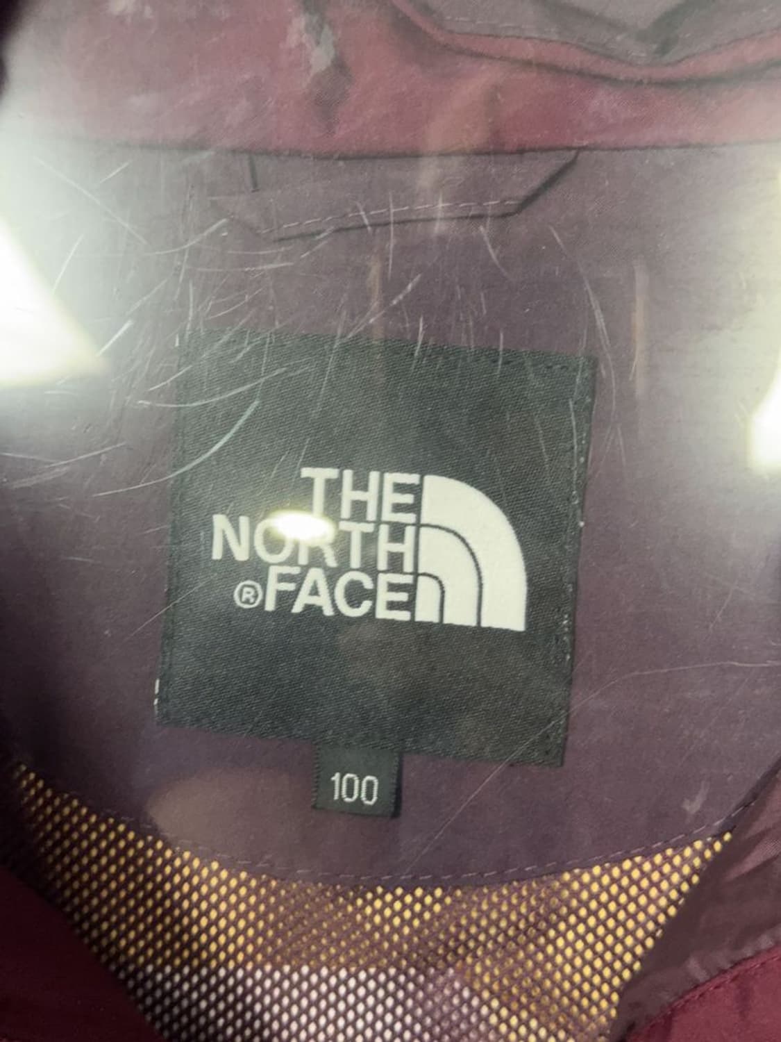 노스페이스 고어텍스 버건디 기능성 바람막이 윈드자켓 100 상품이미지8