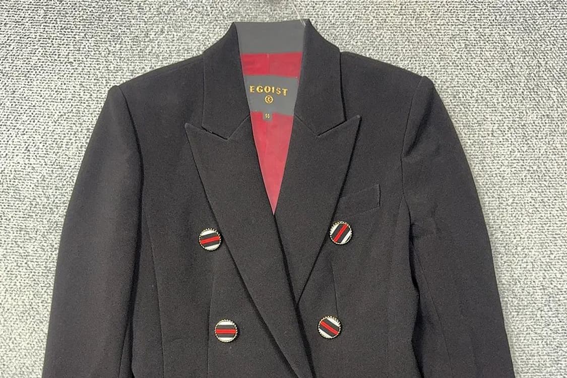 에고이스트 블랙 클래식 정장 블레이저 BK-55(M)-OR 상품이미지3