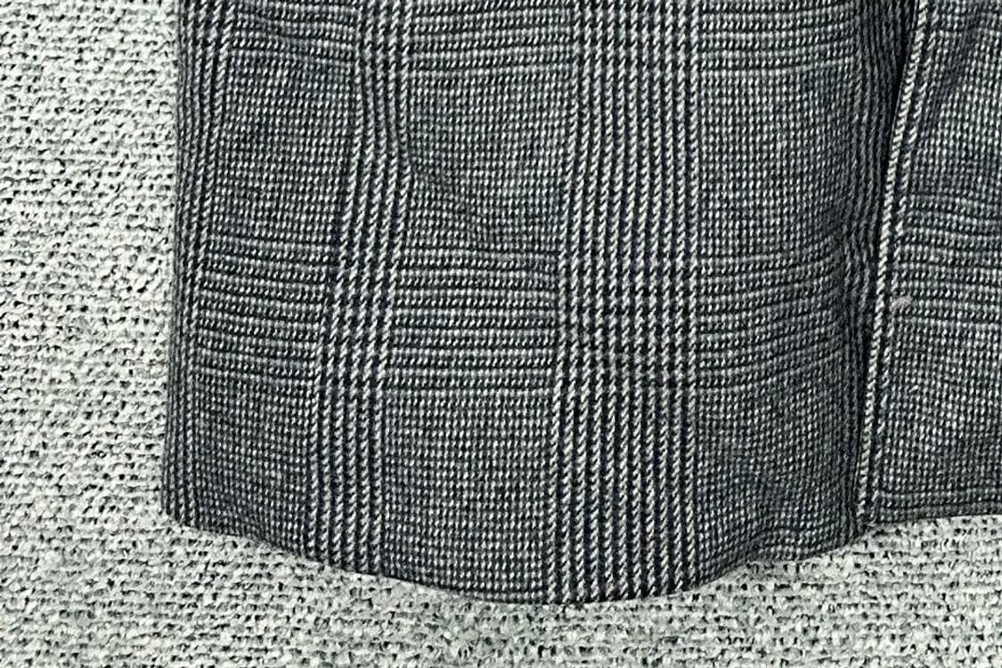 캠브릿지 멤버스 체크 그레이 클래식 울 코트 XL 상품이미지6