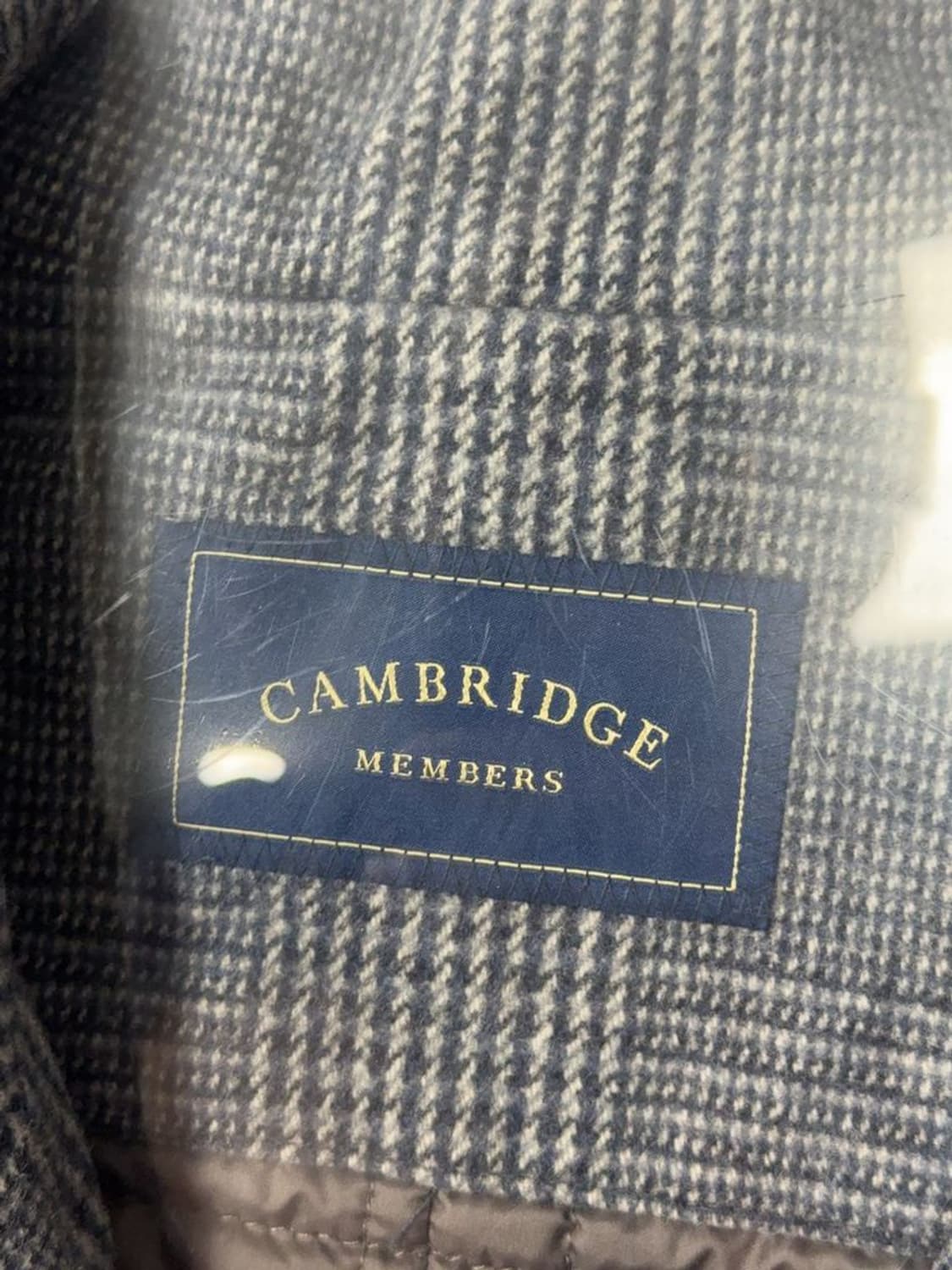 캠브릿지 멤버스 체크 그레이 클래식 울 코트 XL 상품이미지7