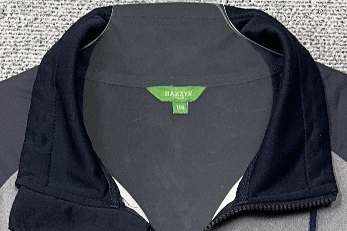 해지스 라이트 그레이 골프 기능성 집업 110 상품이미지5