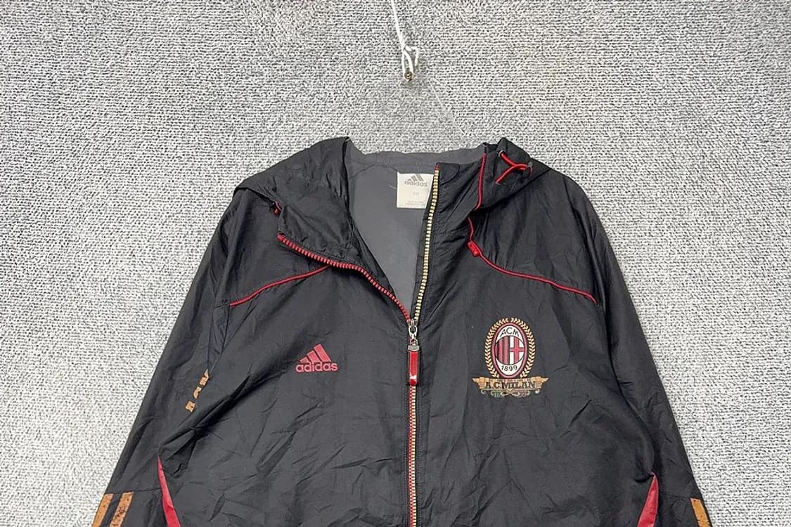 아디다스 AC밀란 오버핏 바람막이 윈드자켓 100 상품이미지3