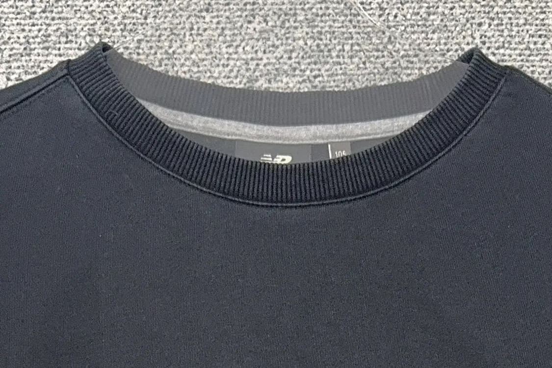 뉴발란스 블랙 로고 맨투맨 XL 상품이미지5