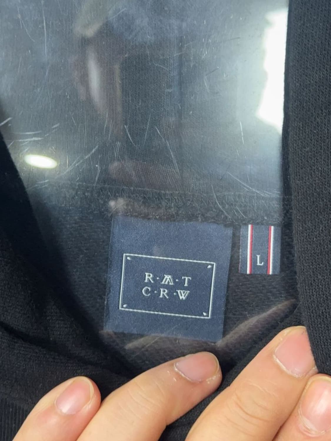 로맨틱크라운 블랙 오버핏 백프린팅 후드티 L 상품이미지8