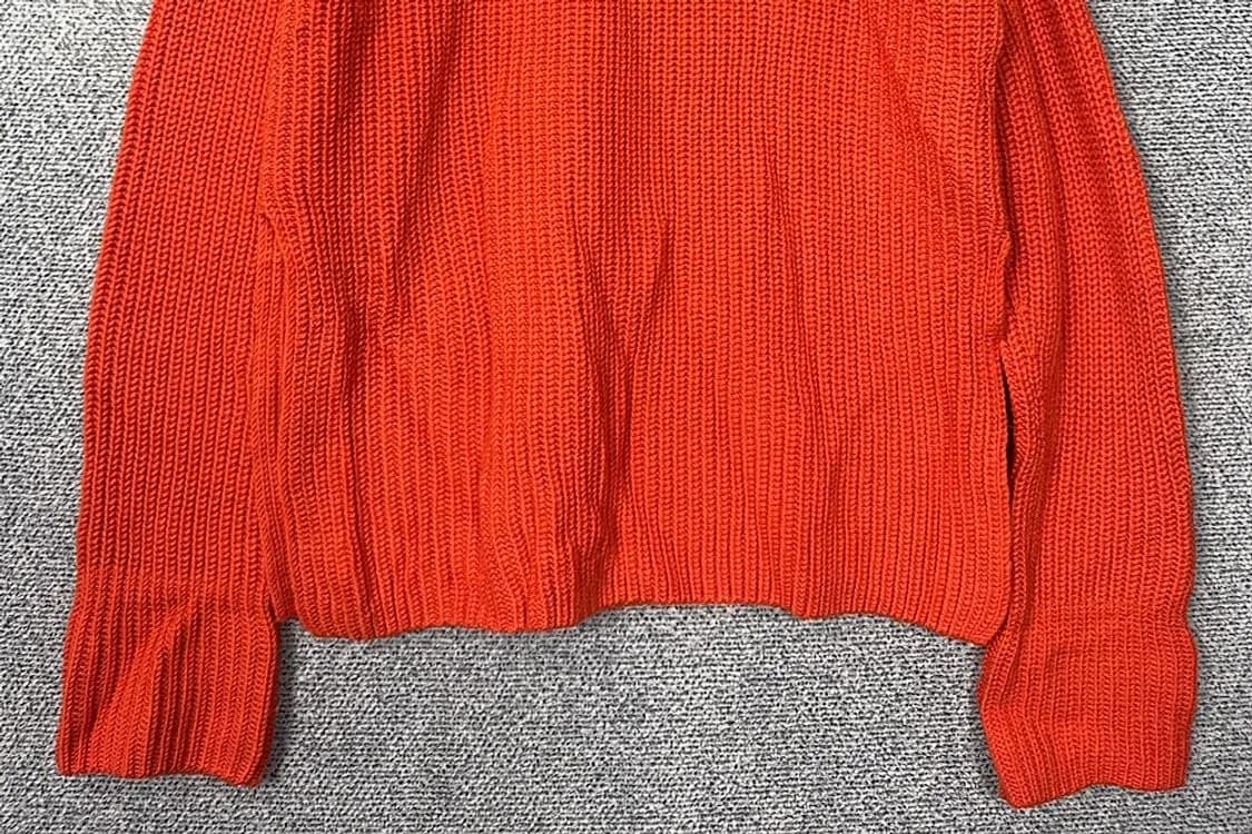 코스 레드 폴라 오버핏 니트 XS 상품이미지4