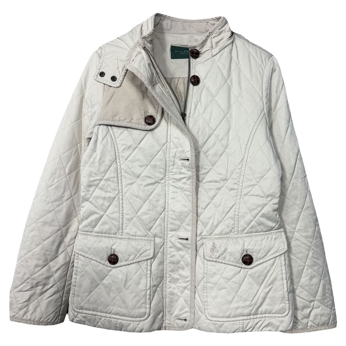 빈폴 화이트 여성 클래식 퀄팅 자켓 M 상품이미지1