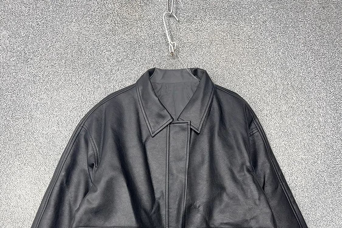 지유 남성 캐주얼 레자 봄버 카라 자켓 XL 상품이미지3