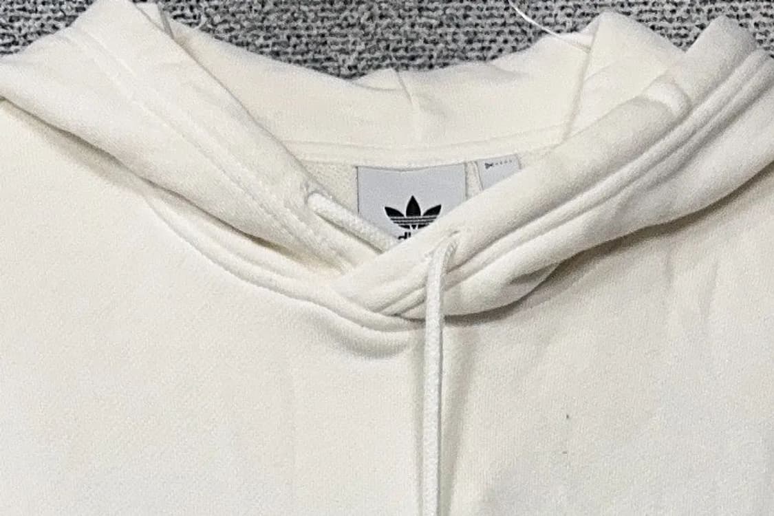 아디다스 빅로고 프린팅 크림 후드티 3XL 상품이미지5