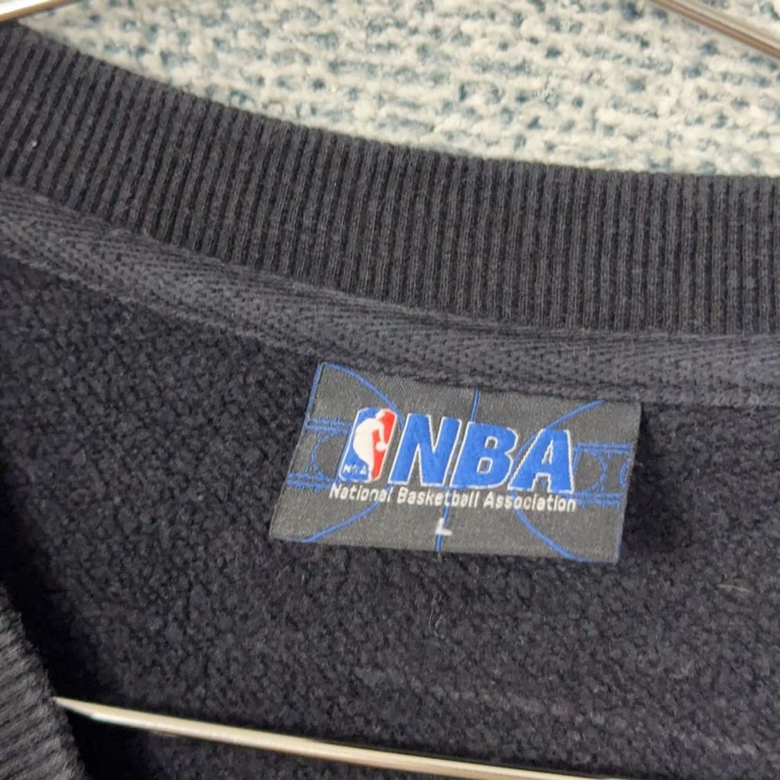 NBA 시카고 불스 프린팅 블랙 맨투맨 L 상품이미지3