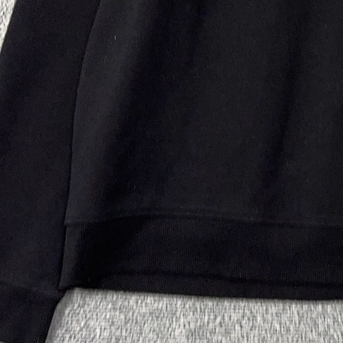 리복 블랙 로고 오버핏 맨투맨 2XL 상품이미지3