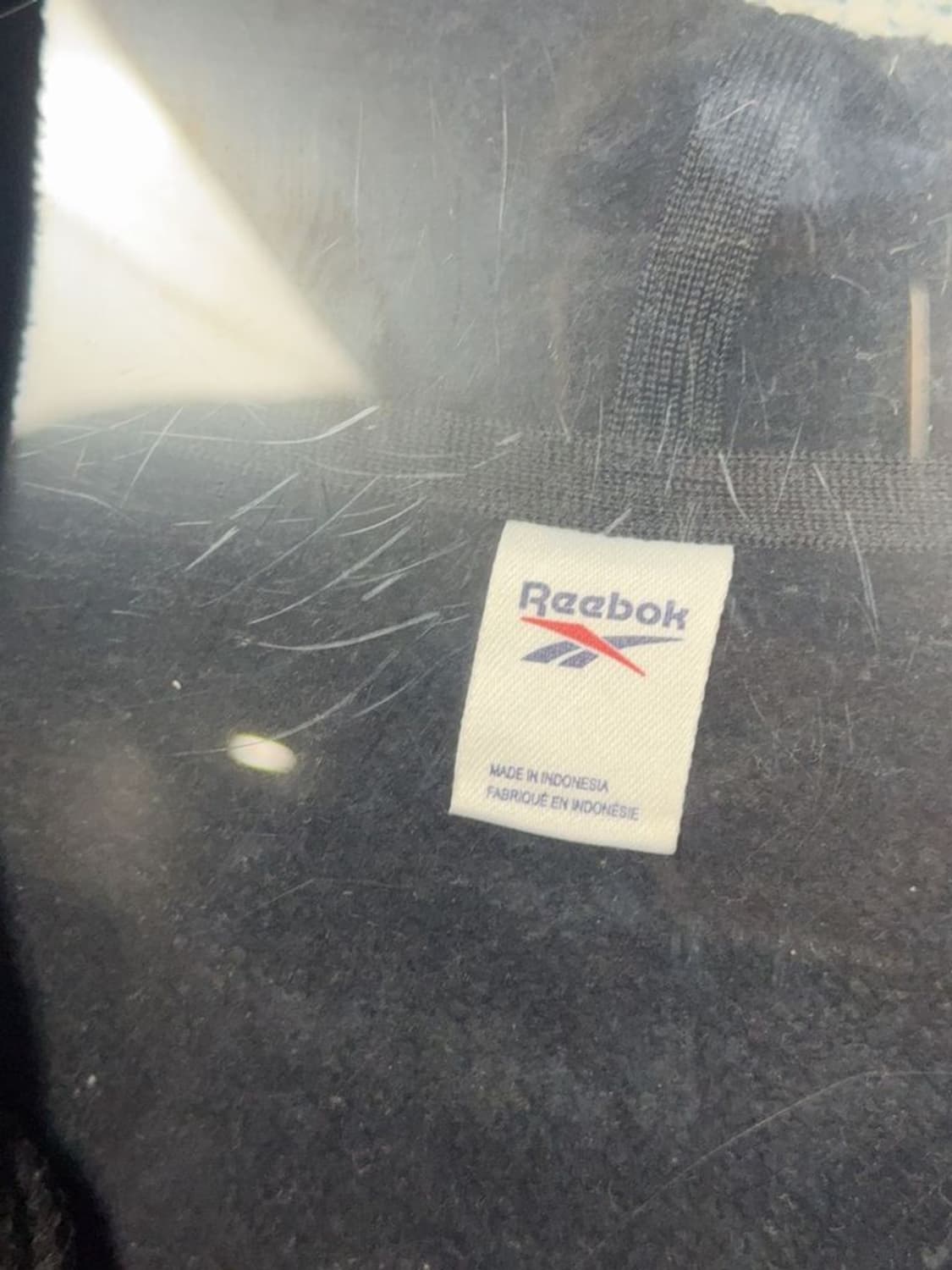 리복 네이비 로고 후드 집업 S 상품이미지8