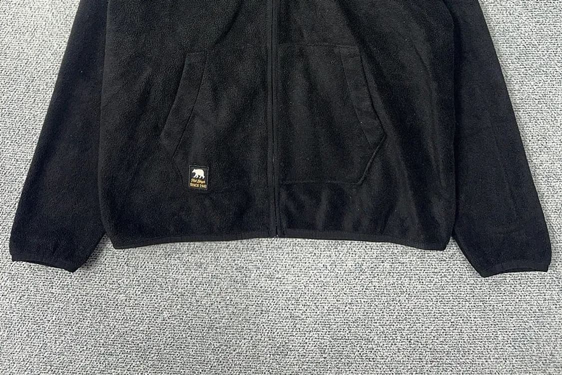 지프 블랙 로고 플리스 후리스 후드집업 XL 상품이미지4