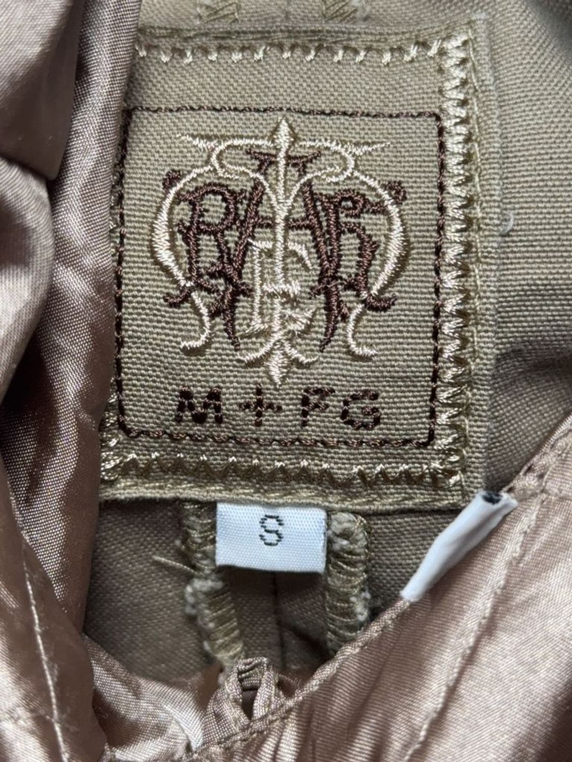 빈티지 테크웨어 카키 피쉬테일 여성 야상 코트 S 상품이미지9