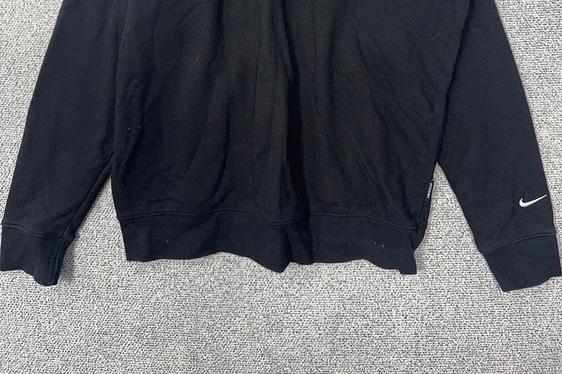 나이키 블랙 더블 스우시 맨투맨 L 상품이미지4