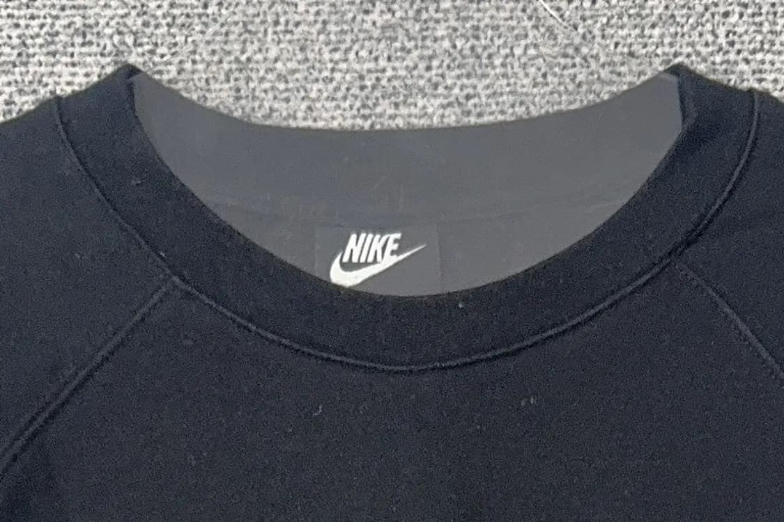 나이키 블랙 더블 스우시 맨투맨 L 상품이미지5