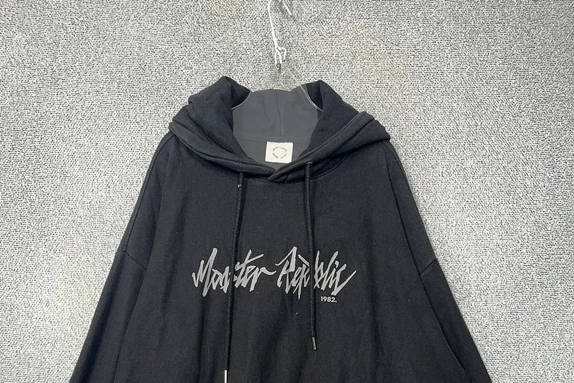 몬스터 리퍼블릭 프린팅 블랙 오버핏 스웻 후드티 XL 상품이미지3