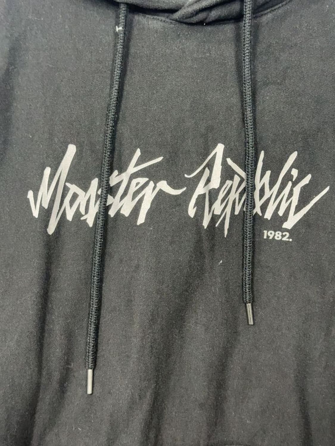 몬스터 리퍼블릭 프린팅 블랙 오버핏 스웻 후드티 XL 상품이미지8