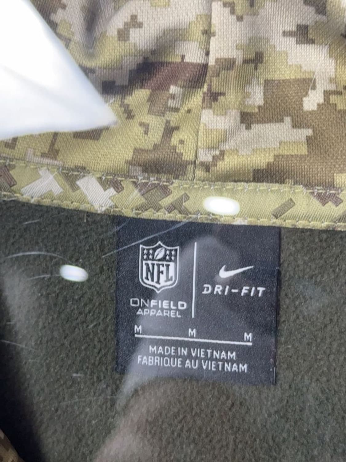 나이키 NFL USA 빈티지 카키 후드티 M 상품이미지7
