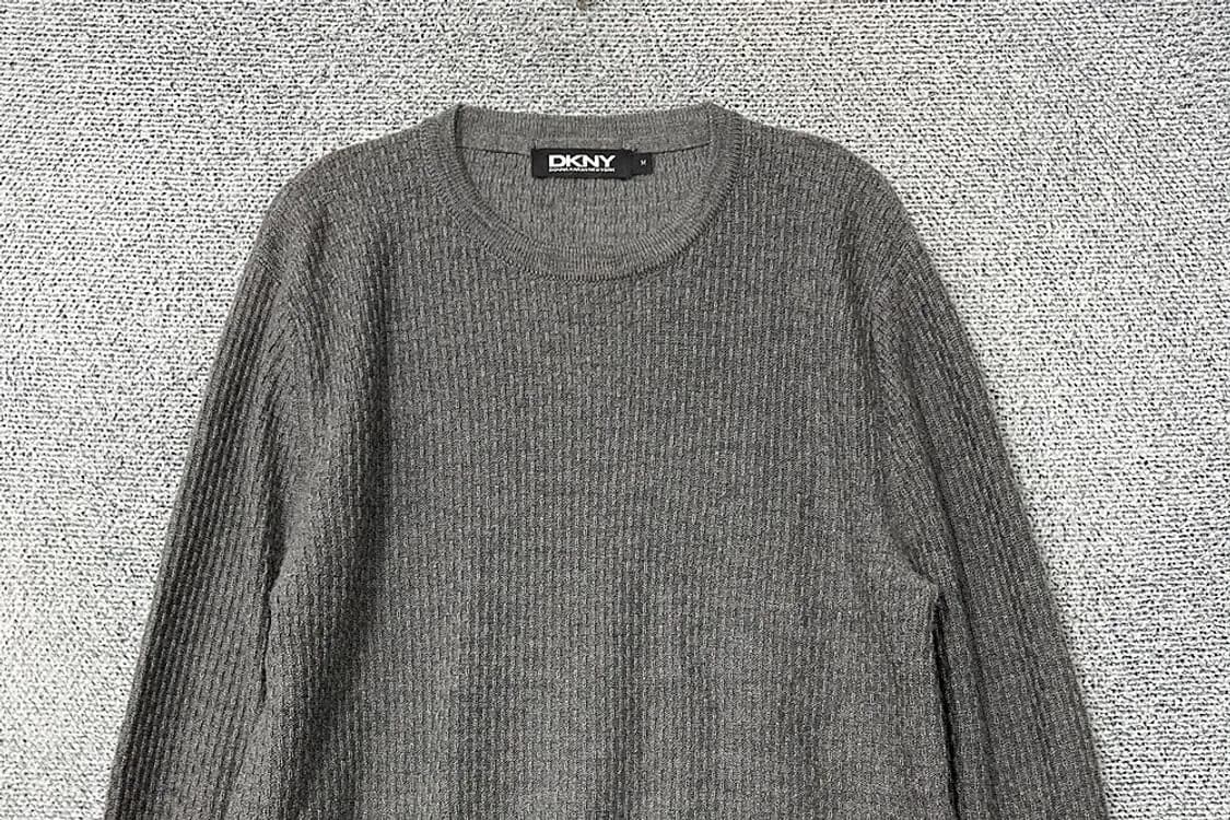 DKNY 그레이 캐주얼 울 니트 M 상품이미지3