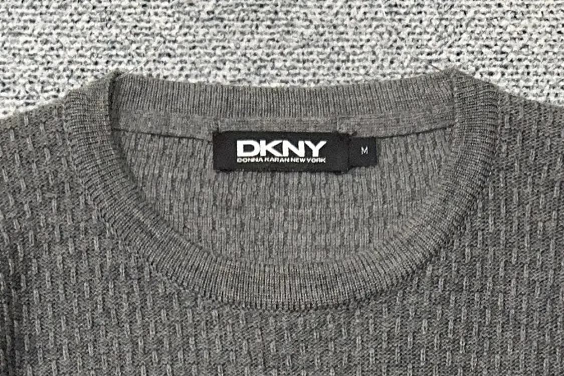 DKNY 그레이 캐주얼 울 니트 M 상품이미지5