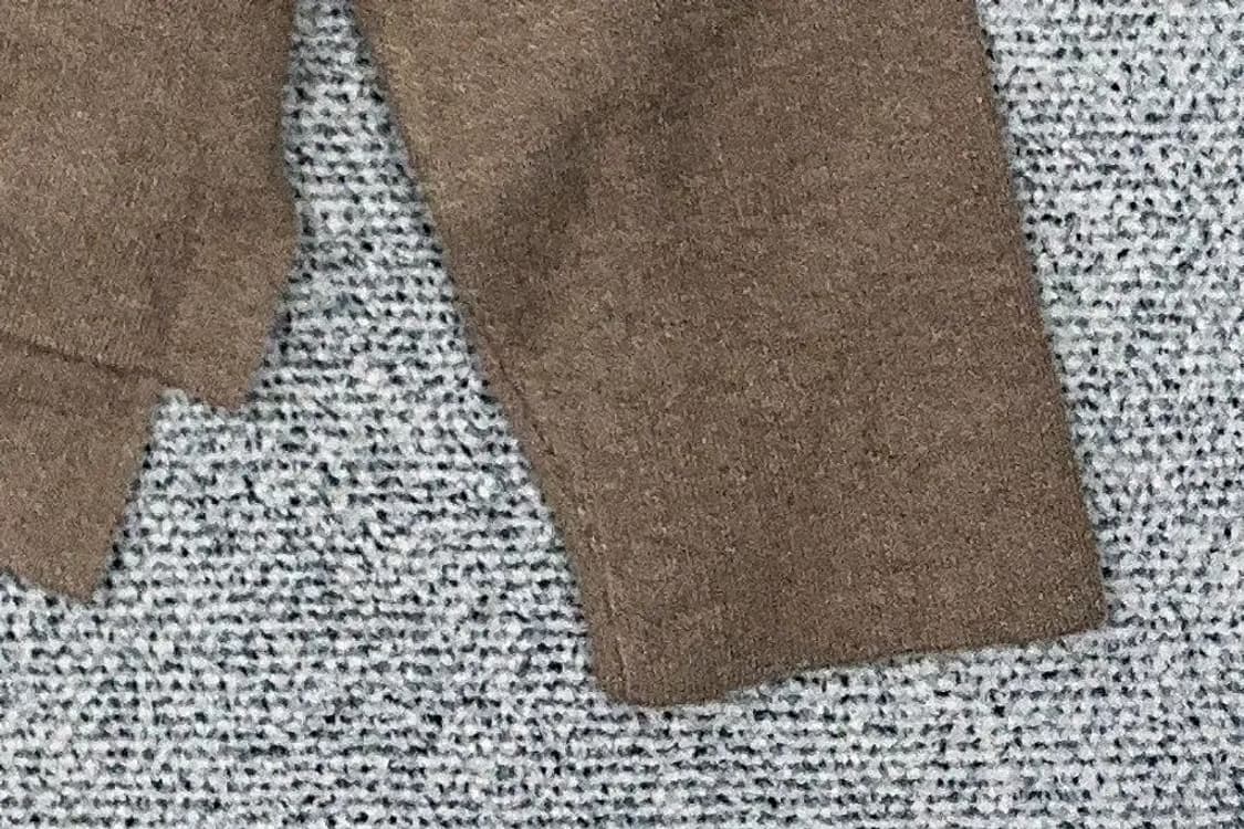 마시모두띠 브라운 니트 후드티 M 상품이미지6