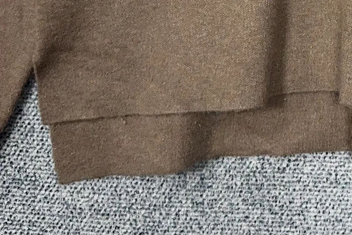 마시모두띠 브라운 니트 후드티 M 상품이미지7