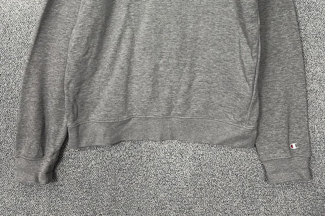 챔피온 라이트 그레이 스펠 로고 맨투맨 LARGE 상품이미지4