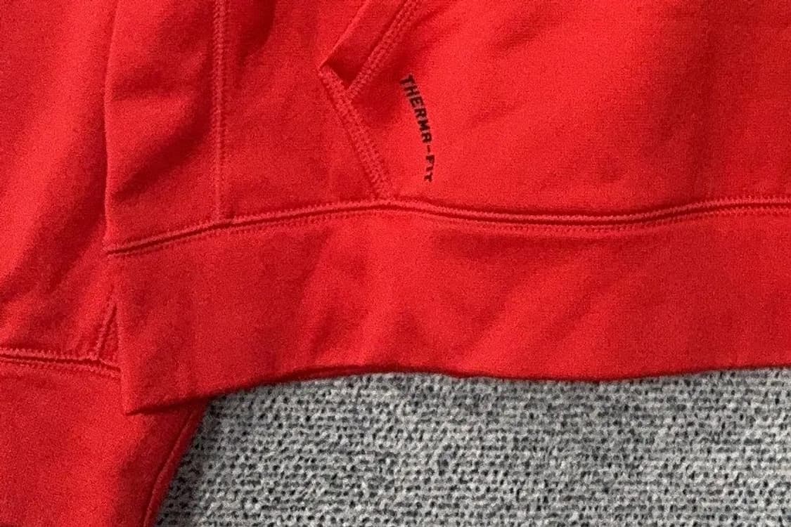 나이키 레드 빈티지 프린팅 후드티 XL 상품이미지6