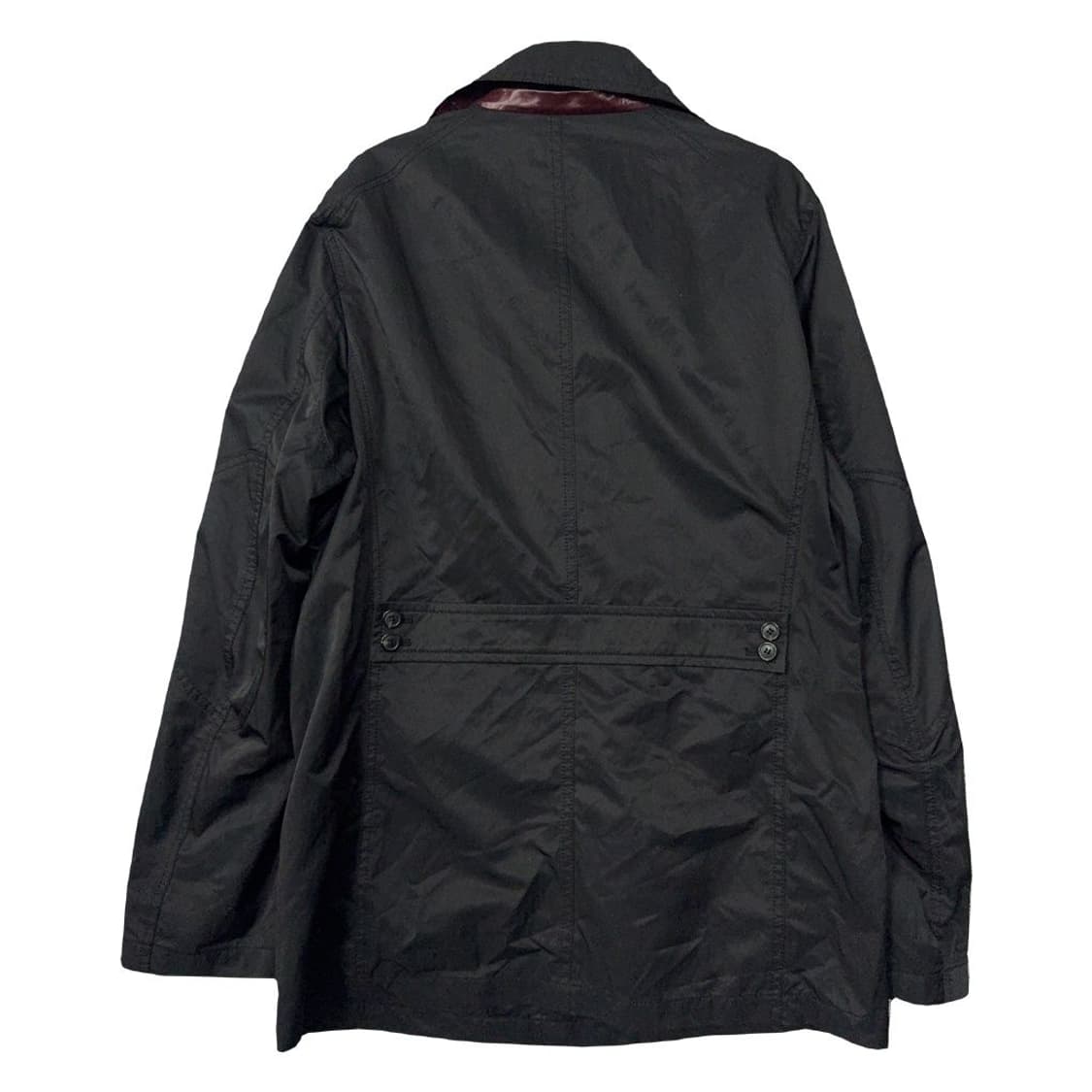 지이크 블랙 버튼 남성 클래식 나일론 코트 M 상품이미지2