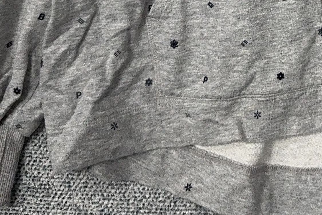 빈폴 도트 라이트 그레이 후드티 90 상품이미지6