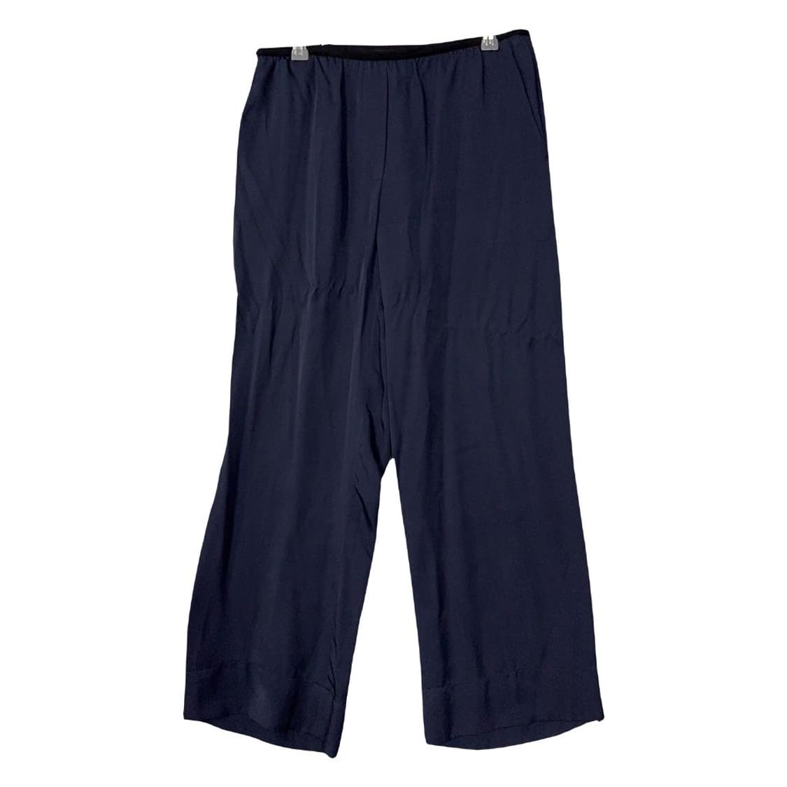 띠어리 실크 100% 네이비 와이드 슬랙스 6 상품이미지1