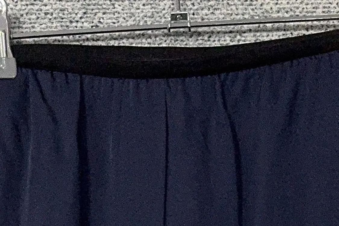 띠어리 실크 100% 네이비 와이드 슬랙스 6 상품이미지6