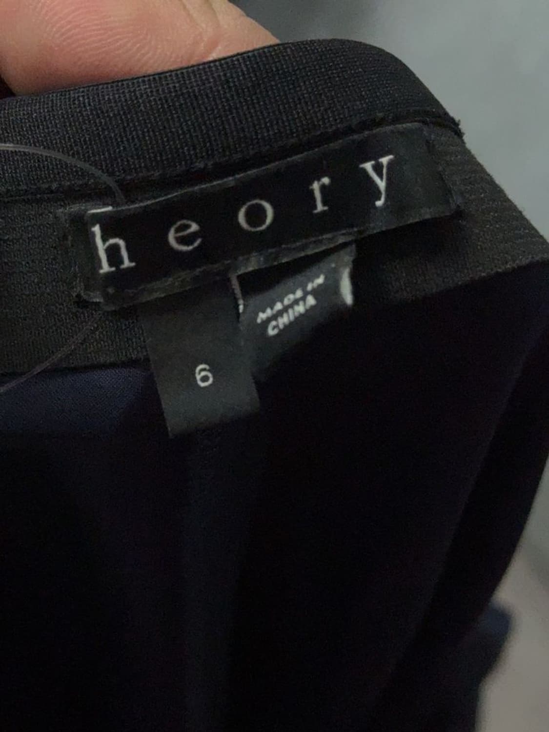 띠어리 실크 100% 네이비 와이드 슬랙스 6 상품이미지9