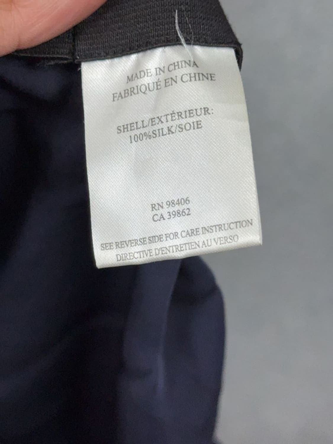 띠어리 실크 100% 네이비 와이드 슬랙스 6 상품이미지10