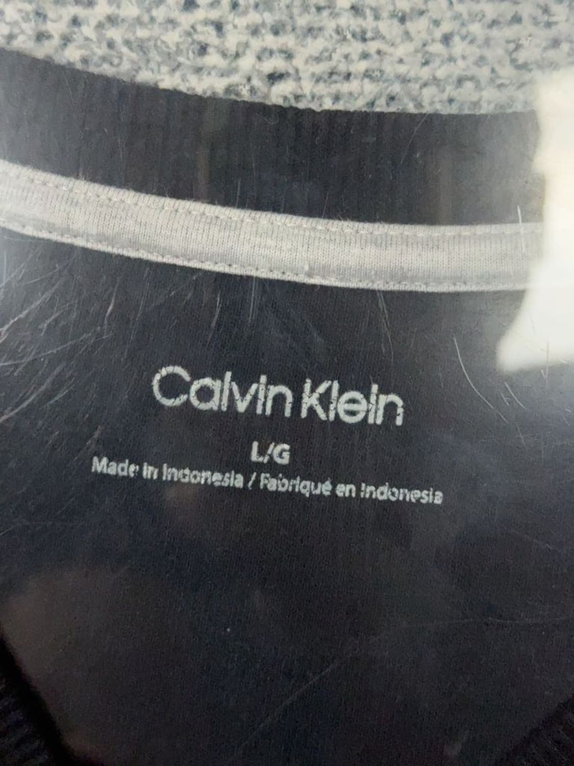 캘빈클라인 프린팅 블랙 맨투맨 L/G 상품이미지8