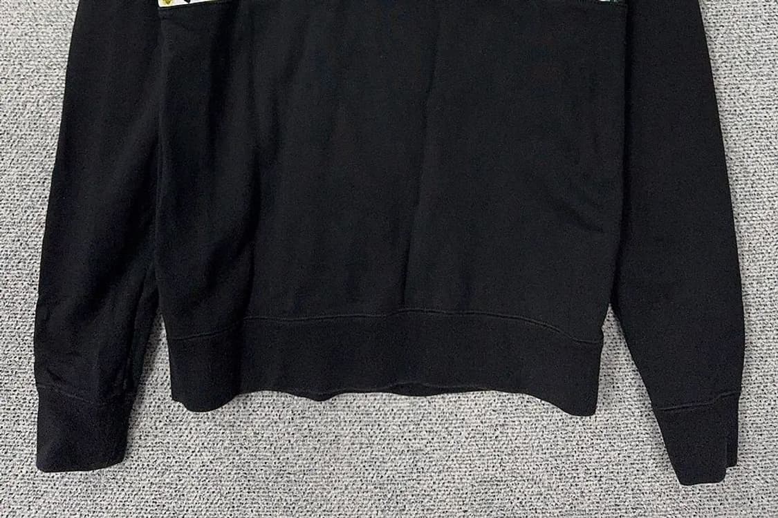 리복 프린팅 블랙 맨투맨 095 상품이미지4