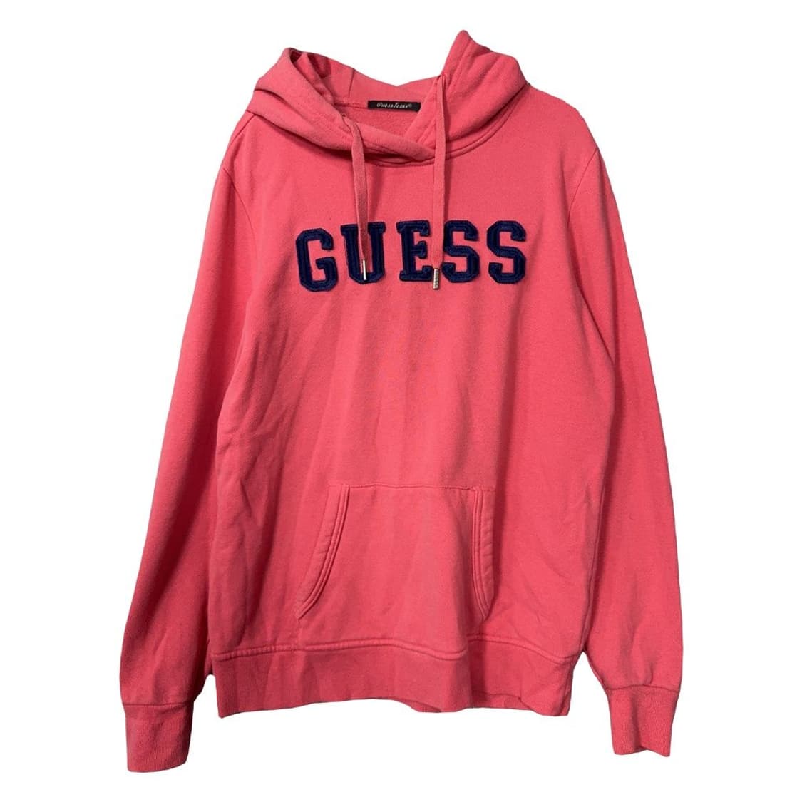 게스 스펠 로고 코랄 후드티 S 상품이미지1