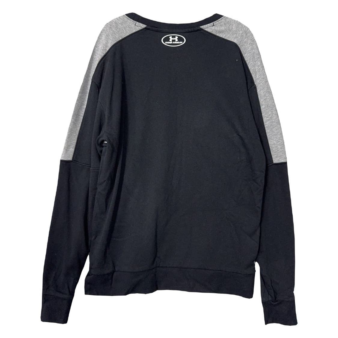 언더아머 프린팅 블랙 맨투맨 MD/M/M 상품이미지2