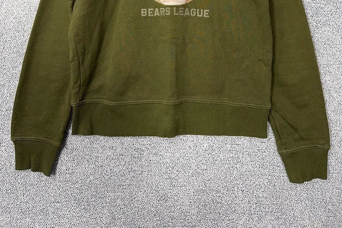 라틀래틱 프린팅 카키 맨투맨 L 상품이미지4