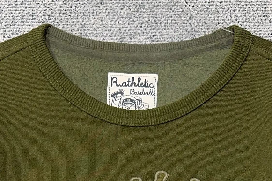 라틀래틱 프린팅 카키 맨투맨 L 상품이미지5