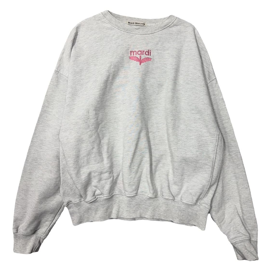 마르디 메르크디 프린팅 라이트 그레이 맨투맨 FREE 상품이미지1