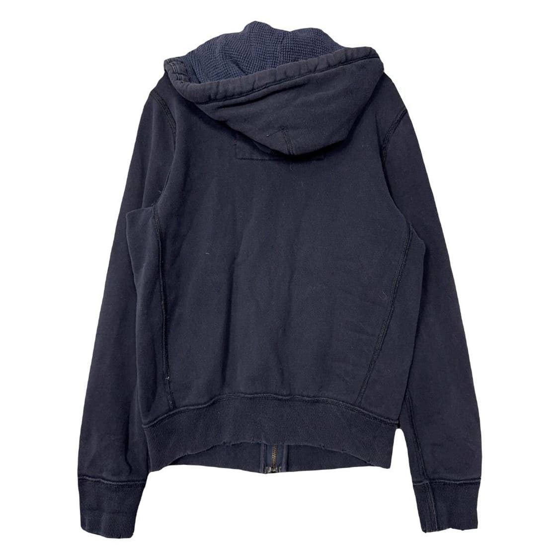 아베크롬비 Y2K 자수 로고 빈티지 네이비 후드 집업 S 상품이미지2