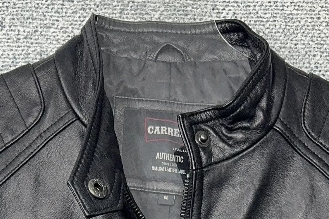 CARRERA 빈티지 양가죽 쉽스킨 집업 자켓 66 상품이미지5