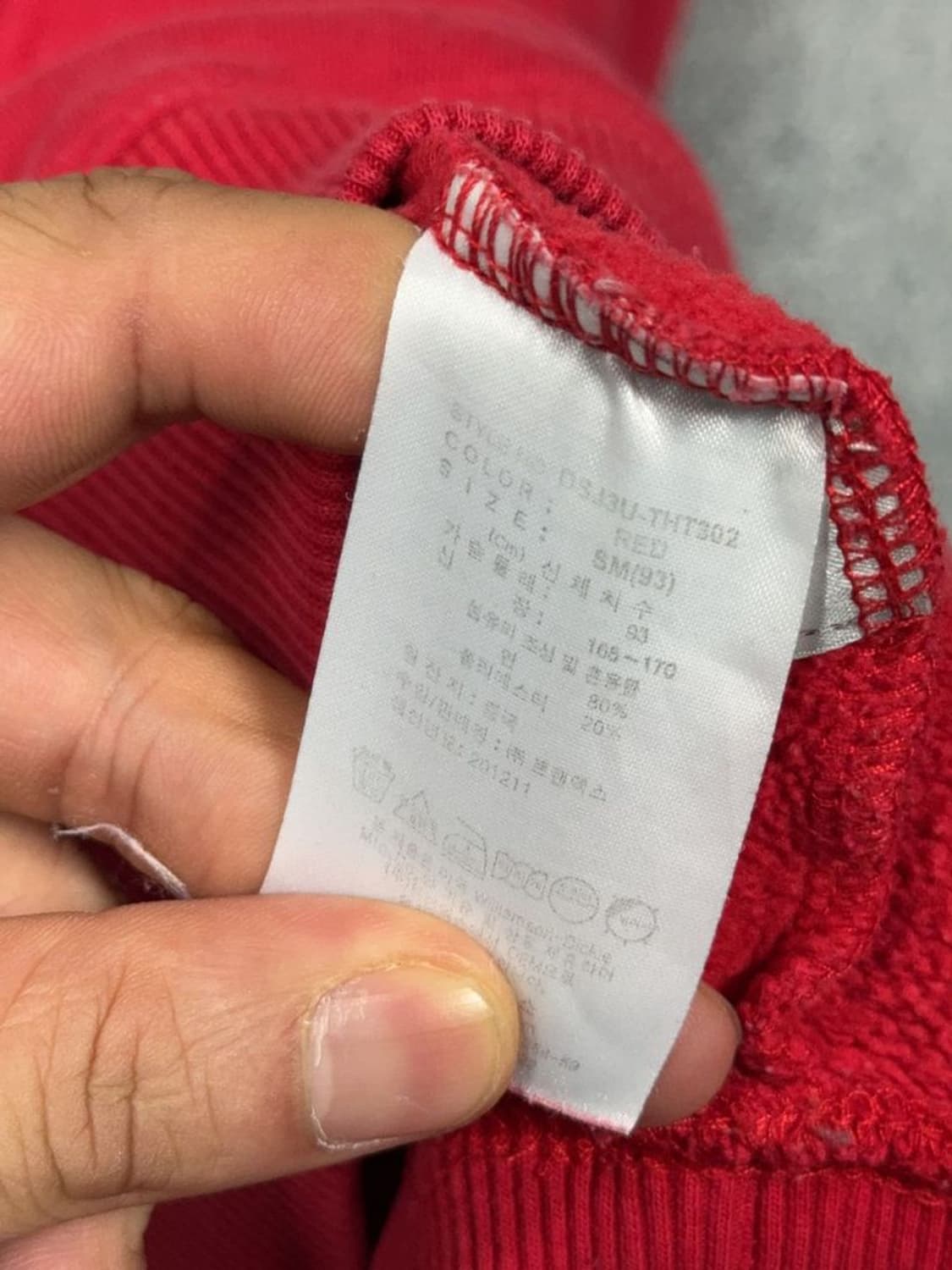 디키즈 프린팅 레드 후드티 SM(93) 상품이미지9