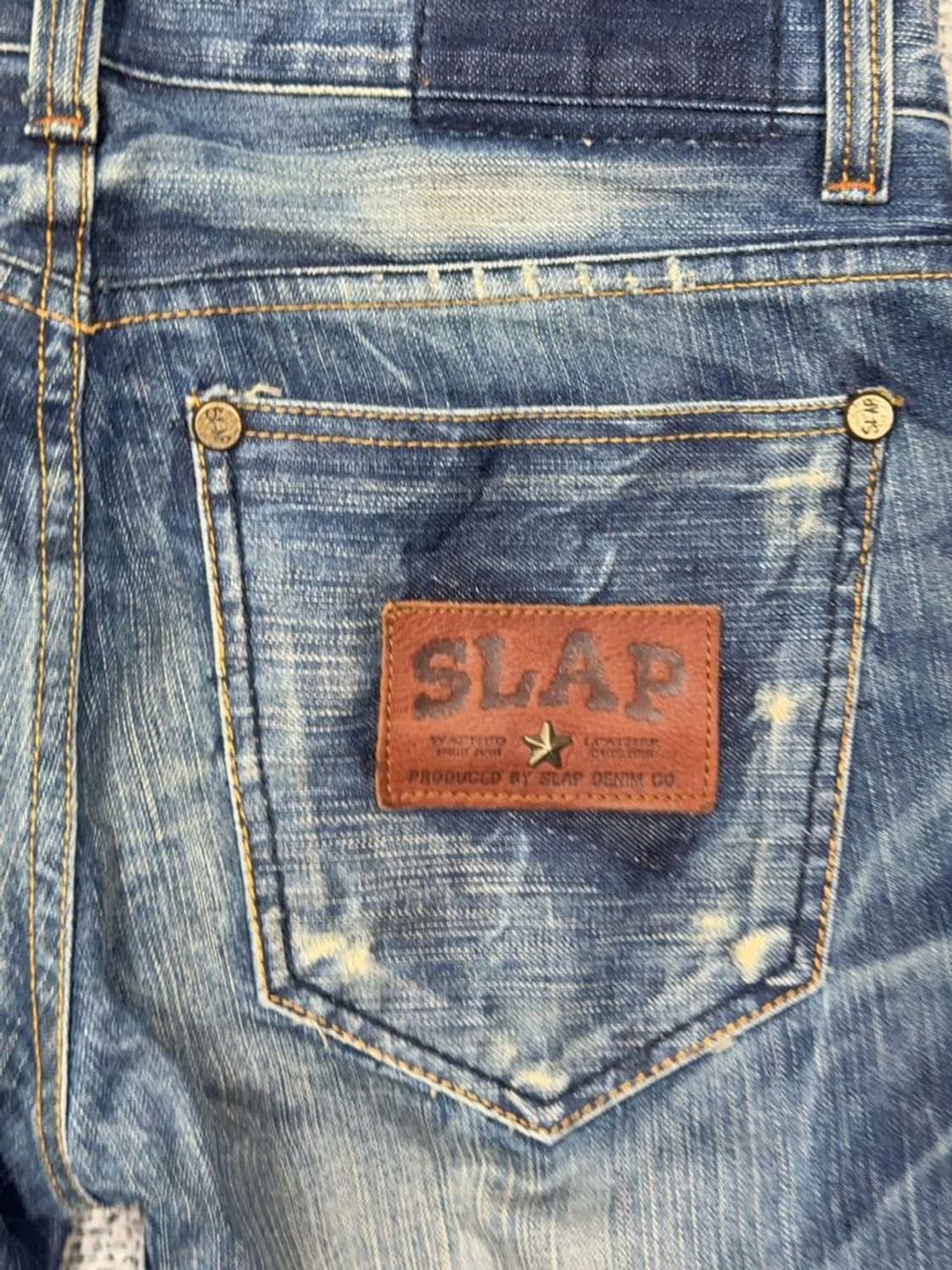 빈티지 y2k 워싱 청바지 데님팬츠 S 상품이미지7