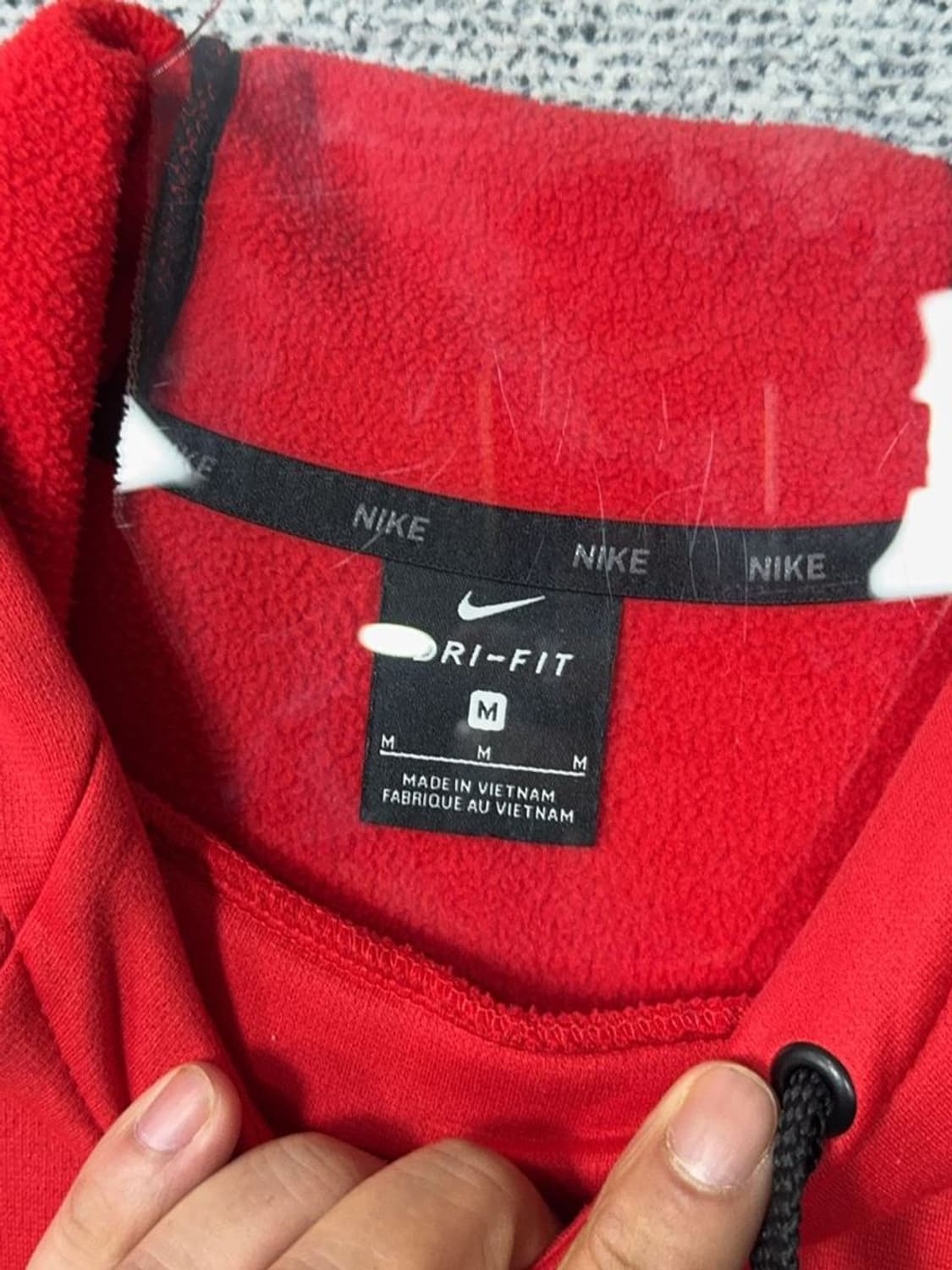 나이키 기능성 프린팅 레드 후드티 M 상품이미지7
