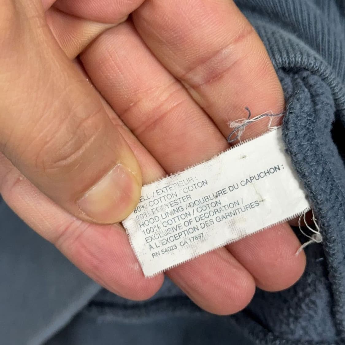 갭 로고 오버핏 후드 집업 M 상품이미지6