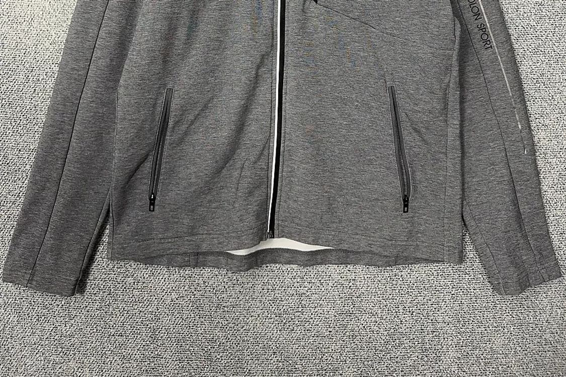 코오롱 그레이 로고 플리스 후리스집업 110 상품이미지4