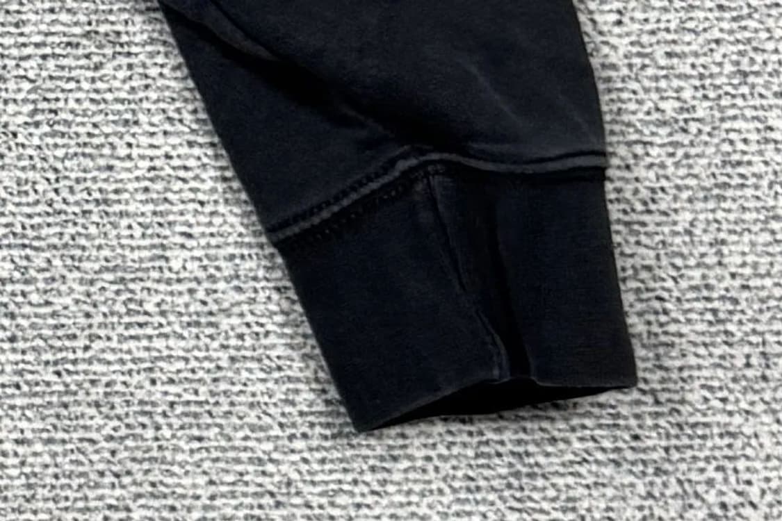 나이키 블랙 로고 오버핏 반집업 맨투맨 110 상품이미지9